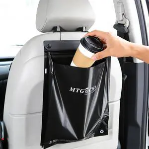 Disposable Car Trash Bags Hanging (Set of 20) - Leak-Proof, Smell-Proof, 18 x 12Inches Recycled Car Garbage Bags, Automobile Trash Container, Road Trip Essentials, Black-Large Disposable Car Trash Bags Hanging (Set of 20) - Leak-Proof, Smell-Proof, 18 x 12Inches Recycled Car Garbage Bags, Automobile Trash Container, Road Trip Essentials, Black-Large