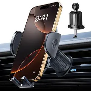 Military-Grade Construction Car Phone Holder Vent 2026 Cell Phone Mount Smartphone Upgraded Steel-Hook Clip Stand Universal Automobile Truck Cradle for iPhone 17 Pro Max 16 15 Samsung Military-Grade Construction Car Phone Holder Vent 2026 Cell Phone Mount Smartphone Upgraded Steel-Hook Clip Stand Universal Automobile Truck Cradle for iPhone 17 Pro Max 16 15 Samsung