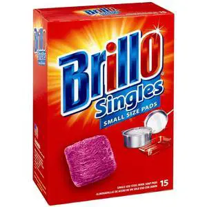 Single Use Steel Wool Soap Pads, Smaller Size Original Red Scent, 15 Count Pack of 1 Single Use Steel Wool Soap Pads, Smaller Size Original Red Scent, 15 Count Pack of 1