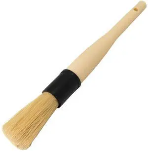 Boars Hair Detailing Brush - Gentle Scratch-Free Cleaning for Wheels, Grilles, Emblems, and Interior Surfaces - Versatile Multi-Purpose Auto Detailing Brush for Deep Cleaning - Acc_S90 Boars Hair Detailing Brush - Gentle Scratch-Free Cleaning for Wheels, Grilles, Emblems, and Interior Surfaces - Versatile Multi-Purpose Auto Detailing Brush for Deep Cleaning - Acc_S90
