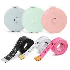 6 Pack Tape Measure Body Measuring Tape, 60-inch and 120-inch Soft Tape Measure, Retractable Dual Sided Flexible Ruler for Craft Fabric Sewing Tailor Cloth Knitting 6 Pack Tape Measure Body Measuring Tape, 60-inch and 120-inch Soft Tape Measure, Retractable Dual Sided Flexible Ruler for Craft Fabric Sewing Tailor Cloth Knitting