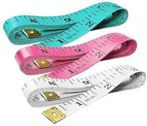 Soft Tape Measure Double Scale Standard & Metric Measurements Tape Body Sewing Flexible Tailor Craft Ruler 60 Inches Soft Tape Measure Double Scale Standard & Metric Measurements Tape Body Sewing Flexible Tailor Craft Ruler 60 Inches