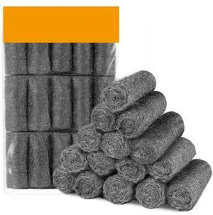Steel Wool Pads 00 15PCS - Mini Steel Wool Roll Glass Wood Fabric Metal Fine Polishing Chrome Glass Polishing Pads Wool Steelwool Mice Control Weep Hole Covers Walls Fill Steel Wool Pads 00 15PCS - Mini Steel Wool Roll Glass Wood Fabric Metal Fine Polishing Chrome Glass Polishing Pads Wool Steelwool Mice Control Weep Hole Covers Walls Fill