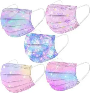 50 Pack Kids Disposable Face Masks, Breathable Masks for School | Soft Elastic Ear Loops, Lightweight Masks for Kids, Comfortable Daily Face Coverings for School, Travel and Outdoor Use 50 Pack Kids Disposable Face Masks, Breathable Masks for School | Soft Elastic Ear Loops, Lightweight Masks for Kids, Comfortable Daily Face Coverings for School, Travel and Outdoor Use