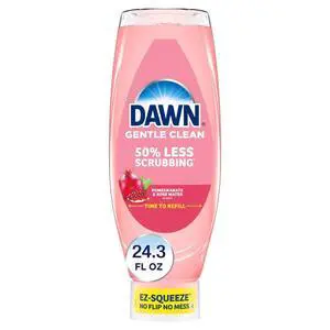 Dawn Gentle Clean EZ-Squeeze Dish Soap, Dishwashing Liquid, Pomegranate & Rose Water, 24.3oz Dawn Gentle Clean EZ-Squeeze Dish Soap, Dishwashing Liquid, Pomegranate & Rose Water, 24.3oz