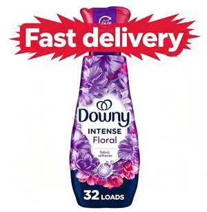 Intense Floral Scent Liquid Fabric Softener Conditioner, 24 fl oz, 32 Loads, LongLasting Fragrance Laundry Liquid for Washing Machine Home Use Intense Floral Scent Liquid Fabric Softener Conditioner, 24 fl oz, 32 Loads, LongLasting Fragrance Laundry Liquid for Washing Machine Home Use