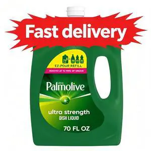 Palmolive Ultra Strength Liquid Dish Soap, Grease Cutting, 70 fl oz EZ-Pour Refill Bottle Palmolive Ultra Strength Liquid Dish Soap, Grease Cutting, 70 fl oz EZ-Pour Refill Bottle