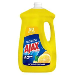 Ajax Ultra Liquid Dish Soap Lemon Scent, Super Degreaser, 90 fl oz Bottle Ajax Ultra Liquid Dish Soap Lemon Scent, Super Degreaser, 90 fl oz Bottle