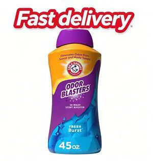 ARM & HAMMER Odor Blasters Laundry Scent Booster, Scent Beads Alternative, Fresh Burst Scent, 45 Oz ARM & HAMMER Odor Blasters Laundry Scent Booster, Scent Beads Alternative, Fresh Burst Scent, 45 Oz