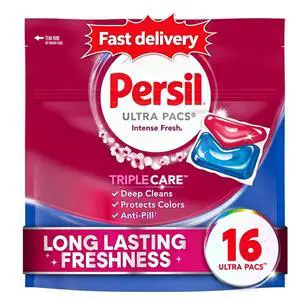 Persil Ultra Pacs Deep Clean Laundry Detergent, Intense Fresh, 16 Count Persil Ultra Pacs Deep Clean Laundry Detergent, Intense Fresh, 16 Count