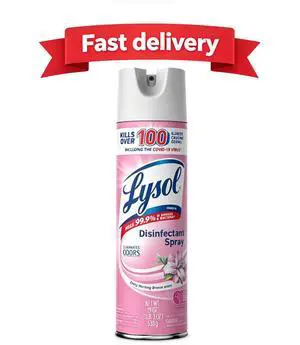 Lysol Disinfectant Spray, Sanitizing and Antibacterial Spray, Deodorizer, Early Morning Breeze, 19 oz Lysol Disinfectant Spray, Sanitizing and Antibacterial Spray, Deodorizer, Early Morning Breeze, 19 oz