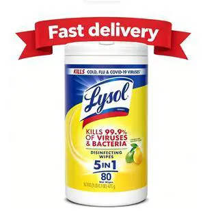 Lysol Disinfecting Wipes, All Purpose Cleaner, Multi Surface Antibacterial Cleaning Wipes, Cleaning Supplies, Lemon & Lime Blossom Scent, 80 Count Lysol Disinfecting Wipes, All Purpose Cleaner, Multi Surface Antibacterial Cleaning Wipes, Cleaning Supplies, Lemon & Lime Blossom Scent, 80 Count