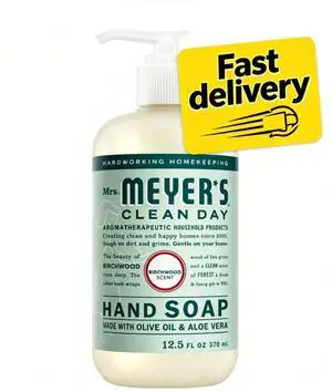Mrs. Meyers Clean Day Hand Soap, Birchwood Scent, 12.5 Fl Oz Mrs. Meyers Clean Day Hand Soap, Birchwood Scent, 12.5 Fl Oz