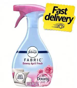 Febreze Fabric Spray Air Freshener, Odor-Fighting Fabric Refresher, Downy April Fresh, 23.6 fl oz Febreze Fabric Spray Air Freshener, Odor-Fighting Fabric Refresher, Downy April Fresh, 23.6 fl oz