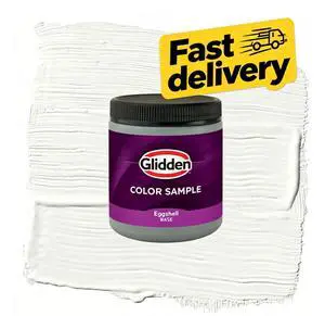 Glidden Interior Paint Color Sample Commercial White Satin, 8 oz Glidden Interior Paint Color Sample Commercial White Satin, 8 oz