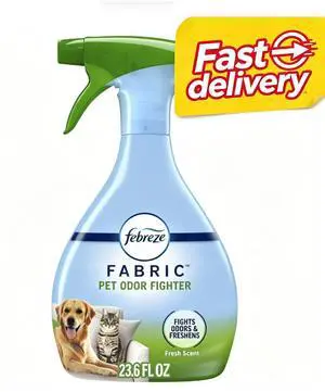 Febreze Fabric Spray Air Freshener, Odor-Fighting Fabric Refresher, Pet Odor Fighter, 23.6 fl oz Febreze Fabric Spray Air Freshener, Odor-Fighting Fabric Refresher, Pet Odor Fighter, 23.6 fl oz