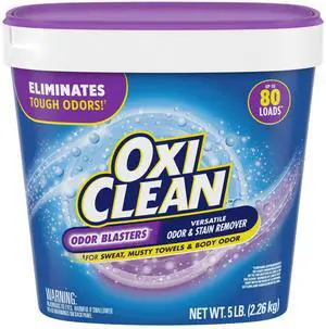 OxiClean Odor Blasters Versatile Odor and Laundry Stain Remover Powder, 5 lb OxiClean Odor Blasters Versatile Odor and Laundry Stain Remover Powder, 5 lb