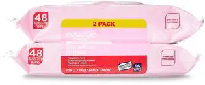 Equate pH Balanced & Hypoallergenic Sensitive Flushable Wipes, Fragrance Free, 96 Wipes, 2 Pack Equate pH Balanced & Hypoallergenic Sensitive Flushable Wipes, Fragrance Free, 96 Wipes, 2 Pack