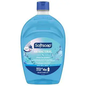 Softsoap Antibacterial Clean and Protect Liquid Hand Soap, Cool Splash Scent, 50 fl oz Softsoap Antibacterial Clean and Protect Liquid Hand Soap, Cool Splash Scent, 50 fl oz