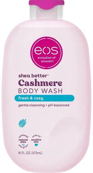 eos Shea Better Cashmere Body Wash - Fresh & Cozy, Creamy Gel Formula, 16 fl oz. eos Shea Better Cashmere Body Wash - Fresh & Cozy, Creamy Gel Formula, 16 fl oz.