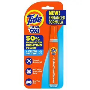 Tide Stain Remover for Clothes, Tide To Go Pen, Instant Spot Remover for Clothes, Travel & Pocket Size, 1 Count Tide Stain Remover for Clothes, Tide To Go Pen, Instant Spot Remover for Clothes, Travel & Pocket Size, 1 Count