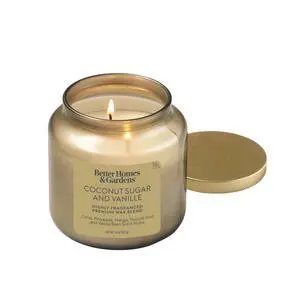 Better Homes & Gardens 2-Wick Jar Candle, Coconut Sugar & Vanilla, 14 oz Better Homes & Gardens 2-Wick Jar Candle, Coconut Sugar & Vanilla, 14 oz