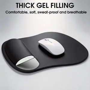 Mouse Pad with Wrist Support, Ergonomic Computer Mouse Pad Relief Carpal Tunnel Pain, Non-Slip Mouse Pad for desk, Laptop, Office & Home Mouse Pad with Wrist Support, Ergonomic Computer Mouse Pad Relief Carpal Tunnel Pain, Non-Slip Mouse Pad for desk, Laptop, Office & Home