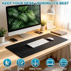 31.5x12 Inch Extended Large Desk Pad, Waterproof Non-Slip Rubber Base Gaming Mouse Pad, Smooth Full Desk Keyboard Mat for Office Laptop Computer Workspace 31.5x12 Inch Extended Large Desk Pad, Waterproof Non-Slip Rubber Base Gaming Mouse Pad, Smooth Full Desk Keyboard Mat for Office Laptop Computer Workspace