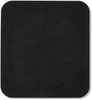 onn Mouse Pad, square, polyester surface with non-slip natural rubber backing, black onn Mouse Pad, square, polyester surface with non-slip natural rubber backing, black
