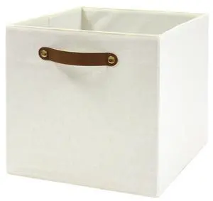 Better Homes & Gardens Collapsible Fabric Cube Storage Bin, Vanilla Better Homes & Gardens Collapsible Fabric Cube Storage Bin, Vanilla