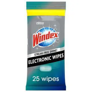 Windex Electronics Wipes, Pre-Moistened, Provides Streak-Free Shine, 25 Count Windex Electronics Wipes, Pre-Moistened, Provides Streak-Free Shine, 25 Count