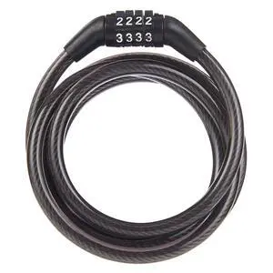 Brinks Covered 5/16 inch x 5 feet Flexible Steel Combination Cable Lock Brinks Covered 5/16 inch x 5 feet Flexible Steel Combination Cable Lock
