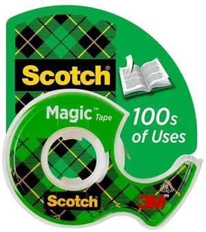 Scotch Magic Tape, 3/4 in. x 500 in., 1 Dispenser Scotch Magic Tape, 3/4 in. x 500 in., 1 Dispenser