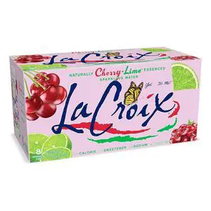 LaCroix Cherry Lime, Sparkling Water, 8 Pack, 12 oz Cans LaCroix Cherry Lime, Sparkling Water, 8 Pack, 12 oz Cans