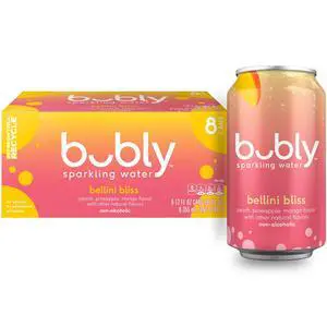 bubly Bellini Bliss Sparkling Water, 12 fl oz, 8 Pack Cans bubly Bellini Bliss Sparkling Water, 12 fl oz, 8 Pack Cans