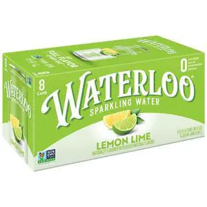 Waterloo Sparkling Water, Lemon-Lime, 12 fl oz, 8 pack cans Waterloo Sparkling Water, Lemon-Lime, 12 fl oz, 8 pack cans
