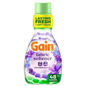 Gain Liquid Laundry Fabric Softener, Moonlight Breeze Scent, 35 fl oz Gain Liquid Laundry Fabric Softener, Moonlight Breeze Scent, 35 fl oz