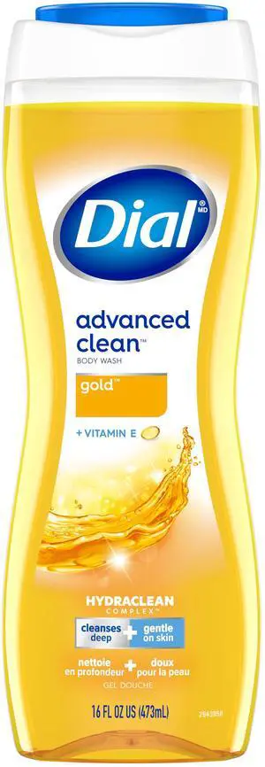 Dial Body Wash, Advanced Clean Gold, 16 fl oz Dial Body Wash, Advanced Clean Gold, 16 fl oz