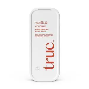 True Vanilla & Coconut Body Wash, Sulfate-Free, Moisturizing and Hydrating Formula for Women & Men, 18 fl oz True Vanilla & Coconut Body Wash, Sulfate-Free, Moisturizing and Hydrating Formula for Women & Men, 18 fl oz