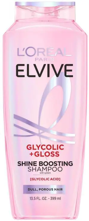 L'Oreal Paris Elvive Glycolic Gloss Shine Enhancing Shampoo, 13.5 fl oz L'Oreal Paris Elvive Glycolic Gloss Shine Enhancing Shampoo, 13.5 fl oz