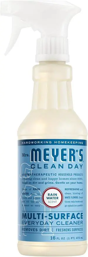 MRS. MEYER'S CLEAN DAY Multi-Surface Cleaner, Rain Water, 16 fl oz MRS. MEYER'S CLEAN DAY Multi-Surface Cleaner, Rain Water, 16 fl oz