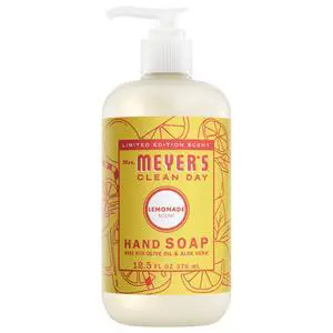 Mrs. MEYER'S CLEAN DAY Hand Soap, Lemonade Scent, 12.5 Fl Oz Bottle Mrs. MEYER'S CLEAN DAY Hand Soap, Lemonade Scent, 12.5 Fl Oz Bottle