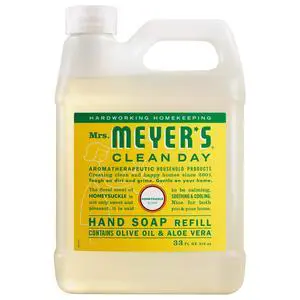 Mrs. Meyer's Clean Day Liquid Hand Soap Refill, Honeysuckle, 33 Oz Mrs. Meyer's Clean Day Liquid Hand Soap Refill, Honeysuckle, 33 Oz