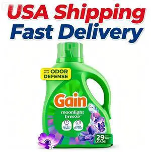 Gain Laundry Detergent Liquid, Now with Odor Defense, Moonlight Breeze Scent, 39 fl oz, 29 Loads Gain Laundry Detergent Liquid, Now with Odor Defense, Moonlight Breeze Scent, 39 fl oz, 29 Loads