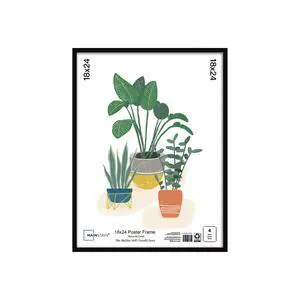 Mainstays 18 x 24 Poster Frame, Black Mainstays 18 x 24 Poster Frame, Black