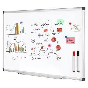 Gianna 36 X 24 inches Magnetic Dry Erase Board with Aluminum Frame, Whiteboard for Home School Gianna 36 X 24 inches Magnetic Dry Erase Board with Aluminum Frame, Whiteboard for Home School