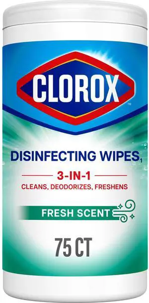 Clorox Disinfecting Wipes Limited Edition Back to School, Bleach Free, Fresh Scent, 75 Count Clorox Disinfecting Wipes Limited Edition Back to School, Bleach Free, Fresh Scent, 75 Count