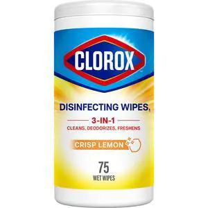 Clorox Disinfecting Wipes Limited Edition Back to School, Bleach Free, Crisp Lemon, 75 Count Clorox Disinfecting Wipes Limited Edition Back to School, Bleach Free, Crisp Lemon, 75 Count