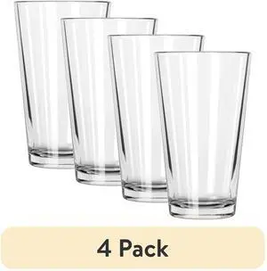(4 pack) Mainstays 16 oz Clear Pint Glass (4 pack) Mainstays 16 oz Clear Pint Glass