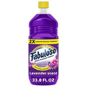 Fabuloso 2X Multi-Purpose Cleaner, No Rinse Floor Cleaner, Lavender Scent, 33.8 fl oz Fabuloso 2X Multi-Purpose Cleaner, No Rinse Floor Cleaner, Lavender Scent, 33.8 fl oz